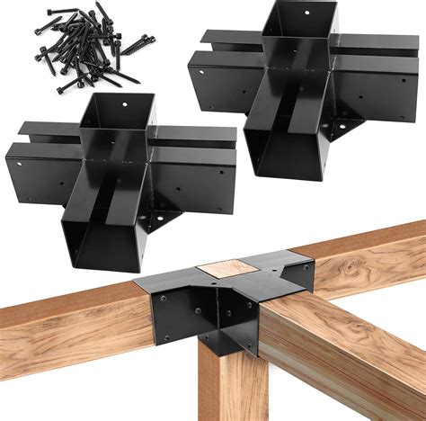 4x4 metal corner brackets|4x4 brackets for pergola.